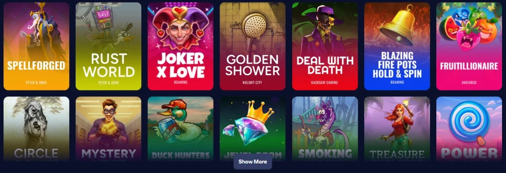 Spin247 affiliate landing preview